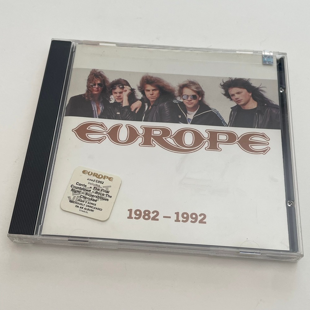 Europe 1982-1992 Greatest Hits CD The Final Countdown Rock 1993 Epic EK 57445